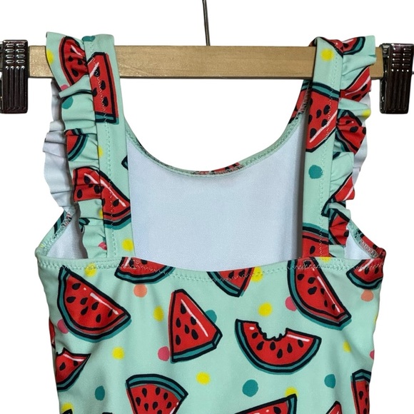 Sovereign Code Watermelon Kids One Piece Swimsuit Blue Size: 6 - Picture 6 of 10